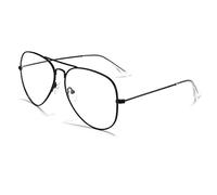 Dollger Clear Lens Glasses Metal Frame Blue Light Blocking Eyeglasses for Women Men Non-prescription