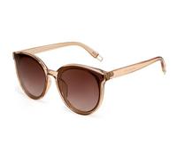 Dollger Polarized Oversized Sunglasses for Mens Womens Trendy Cateye Sun Glassses Designer Retro Ladies Sunglasses with UV Protection Tee