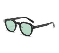 Dollger Polarized Sunglasses for Mens Womens square Retro designer Shades UV400 Protection,Green Sunglasses