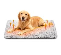 DOLLGIFT Self Heating Cat Bed 60x90cm, Self Warming Pet Pad Washable, Heated Pet Blanket without Electricity for Indoor Cats Kitten Puppy, L