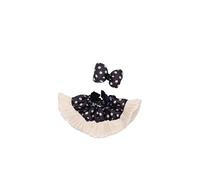 Dollhouse Accessories 1/12 Doll Clothes Skirt Bow Tie Two Piece Set Gorgeous Doll Accessories Give Your Toys A Different Style Ensures Miniature Dollhouse (B, One Size)