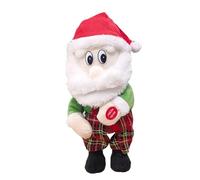 Dollhouse Accessories Furniture Santa Christmas Stuffed Toy Dolls Sing English Songs Santa Children's Toys are Beautiful Doll Clothes 43 cm Boy (Red, 30 x 14 x 13 cm)