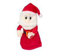 Dollhouse Accessories, Santa Claus, Plush Toys, English Songs, Santa Claus, Baby Toys and Strollers (Red, 32 x 19 x 14 cm)