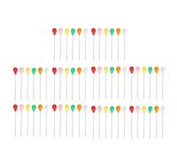 Dollhouse Balloons Decoration Colorful Miniature Balloons Ornaments for Doll House Accessories Plastic Safe Material 60pcs Romantic Ambience (10 pack balls)