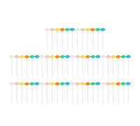 Dollhouse Balloons Decoration Colorful Miniature Balloons Ornaments for Doll House Accessories Plastic Safe Material 60pcs Romantic Ambience (10 packs of clouds)