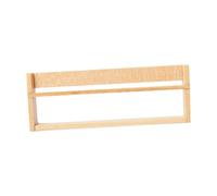 Dollhouse Bookshelf, Miniature Bookcase, Small Wooden Shelf, Dollhouse Furniture Decoration, Made of Sturdy Wood with, Style A Long