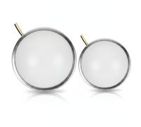 Dollhouse Ceiling Light 2PCS Golden Round Miniature Lighting for Doll House Warm White LED Easy-Install Dollhouse Lights to Elevate Your Miniature Decor