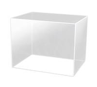 Dollhouse Dust Proof Cover Dollhouse Protection Accessory DIY Home Miniature Plexiglass Case Kit Clear Display Case Cover for Yaquan Courtyard P006