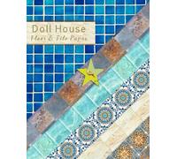 DOLLHOUSE FLOOR & TILE WALLPAPER: FABULOUS CRAFT PAPER BOOK for TINY HOMES or SCRAPBOOKING | 4 x 12 PREMIUM PRINT IMAGES to CUT & PASTE | 8.5 x 11