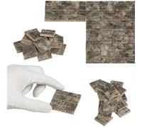 Dollhouse Flooring, Miniature Pavement Bricks, 1/12 Scale Accessories, Mini Bricks for Landscaping, REDUCIO! (Medieval Fortress Bricks, Large Pack 100pcs)