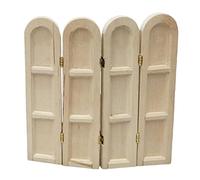 Dollhouse Folding Screen Retro for Reception Room Life Scene Kids Play Toy