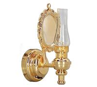 Dollhouse LED Wall Sconces,1:12 Retro Miniature Table Lamp European Dollhouse Accessories for DIY Accessories Mini House Miniature Light Furniture Decoration