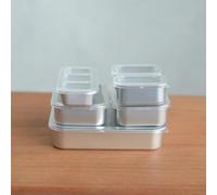 Dollhouse Miniature 1/6 Scale Kitchen Storage Boxes and Tableware Decor Set Fresh Keeping and Lunch Box Model for Vegetable Preparation