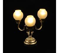 Dollhouse Miniature Chandelier with Light - 1:12 Scale Doll House Light Hanging Lamp, Mini Ceiling Lamp Cordless Mini Furniture Accessories for Museum Quality Dollhouse Room Box Decor