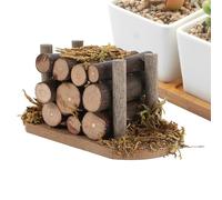 Dollhouse Miniature Firewood Logs, Small Wood Fireplace Stacking Model, 1:12 Vintage Dollhouse Firewood Furniture | Miniature Kitchen Accessories, Vintage Dollhouse Furniture for the Miniature Scene