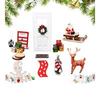 Dollhouse Miniature Items Miniature Diorama Figure Set