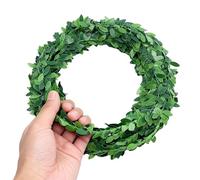 Dollhouse Miniature Ivy Leaf 24.6FT, Mini Plastic Handmade Dollhouse Decor for Kids, Ideal for 1:6 Scale Dollhouses, Fairy Weddings & Miniature Garden Accessories