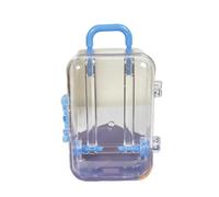 Dollhouse Miniature Luggage Suitcase Storage Trolley Case Travel Holiday Toy Candy Box Handbag Model For Dolls Accessory Small Luggage