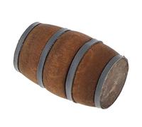 Dollhouse Miniature Vintage Beer Barrel Wooden Bucket for 1:12 Scale Brown