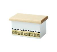 Dollhouse Miniature Wood Treasure Box Retention Box Decoration and Collector Scene Display Accessories 1/12