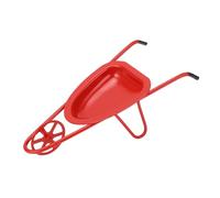 Dollhouse Rolling Cart, Miniature Trolley Robust Innovative Atmosphere Building for Table Tops (Red)