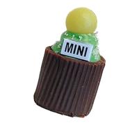 Dollhouse Small Cupcake Holder Chocolate Style Craft Supplies for Kitchen Decoration and Handmade Gift Daily Use Dollhouse Miniature Cupcake
