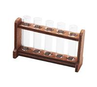 Dollhouse Test Tubes Set Dollhouse Decoration Accessories Decor Ornament Without Graduate, 51 x 14 x 31 mm