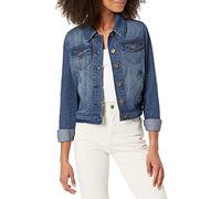 Dollhouse Women's Denim Jacket, Dark Wash, Medium