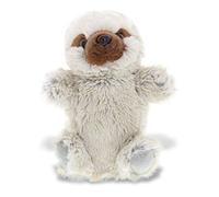 DolliBu Sloth Plush Hand Puppet - Super Soft Stuffed Animal Sloth Puppet Toy for Kids, Educational Cute Plush Puppets for Teaching, Games, and Shows
