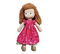 Dolls Baby Girl Doll with Curly Hair Cute Handmade Rag Doll Plush Toy with Clothes Sleeping Partner Dolls Stuffed Toy Birthday Gift Doll Accessories 43 cm (One Size)