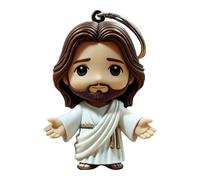 Dolls Bag Key Ring - 2D Acrylic Keyring with Jesus Figure as a Pendant for the Key Ring | Small Decoration for Home and Lucky Bag Pendant Small Home Decoration Handmade