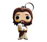 Dolls Bag Key Ring - 2D Acrylic Keyring with Jesus Figure as a Pendant for the Key Ring | Small Decoration for Home and Lucky Bag Pendant Small Home Decoration Handmade