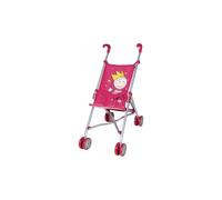 Bayer Design 30182AA Dolls Buggy Umbrella Stroller Pram for Toddler Foldable Double Wheels Stable, Pink