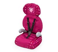 Doll's car, booster seat, doll accessories