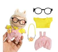 Dolls Clothes Set for 15cm/17cm Dolls Accessories, 3 Piece Set Outfits for Doll, Handcrafted Stylish Doll Clothes for Doll (NO Doll)