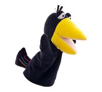 Dolls for Kids | Crow Sock Puppet | Stuffed Animal Doll for , Plush Crow Doll for Kids with Movable Mouths Comfortable Material: These crow's hand puppets are made of soft, plush material that