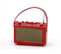 Dolls House 1960's Red Transistor Radio Miniature 1:12 Scale Accessory
