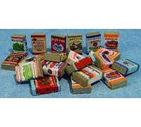 Dolls House 24 x Groceries 1/12th Scale Miniatures