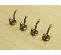 Dolls House 4 Coat Hook Set 1/12th Scale Miniatures