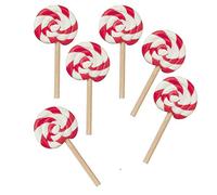 Dolls House 6 Lollipops Miniature Sweet Shop Confectionery Store Accessory