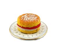 Dolls House Afternoon Tea Sponge Cake Miniature Handmade Food Dining Accessory