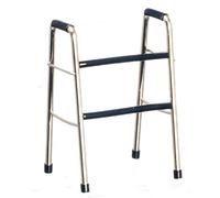 Dolls House Aluminium Walking Zimmer Frame Stick Modern Miniature 1:12 Accessory