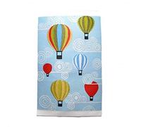 Dolls House Blue Hot Air Balloon Rug Mat Miniature Nursery Play Room Accessory