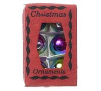 Dolls House Box of Baubles 1:12 Christmas Tree Ornament Decorations Accessory