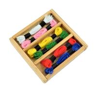 Dolls House Box of Embroidery Thread Silks Haberdashery Sewing Room Accessory