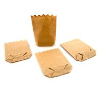 Dolls House Brown Paper Grocery Bags Miniature Shop Store Accessory 1:12 Scale