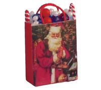 Dolls House Christmas Santa Gift Bag Miniature Shop Store Present Accessory 1:12