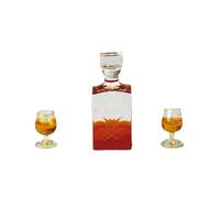 Dolls House Decanter with Two Glasses (D4247) - 1:12 Scale Miniatures | Minimum World