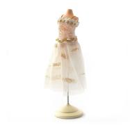Dolls House Decorated Dress on Stand Mannequin Miniature Reutter Shop Accessory
