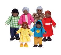 Hape Happy African American Family Doll Multicolor Kids
